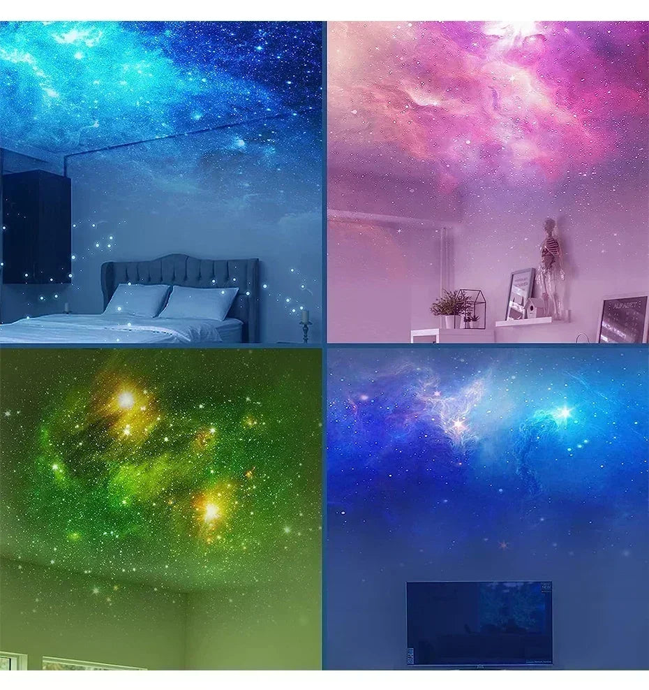 Star Projector Galaxy Night Light – Astronaut Nebula LED Lamp for Kids